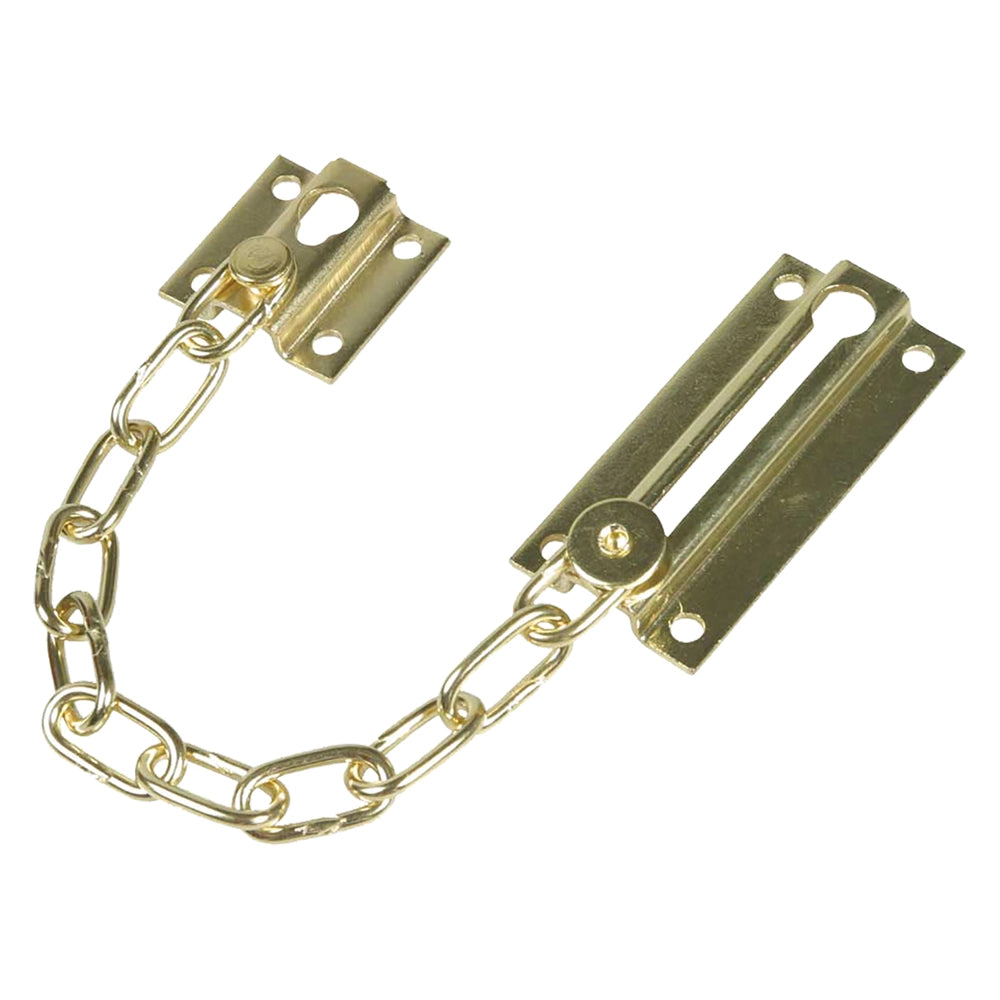 CATENA DI SICUREZZA PER PORTA pz 1 - ottonata  - Blister Koncreto