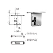 Serratura Mobili Infilare e 45 Sx Bt Mpe Meroni