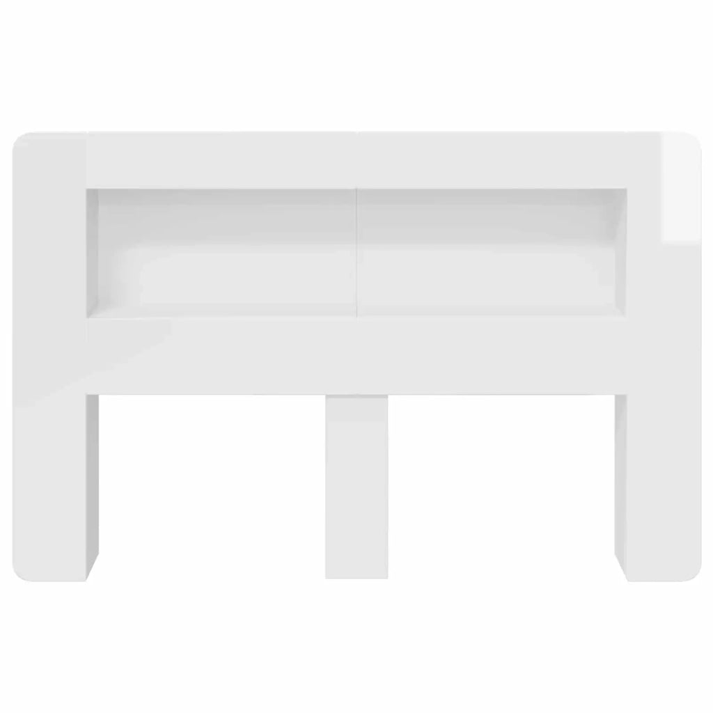 Testiera | Testata del letto Bianco Lucido Legno ingegnerizzato