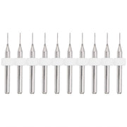 Set di punte di trapano a tungsteno carburo - 10 pezzi - per uso in 3D - adatto per metallo e plastica - precisione garantita