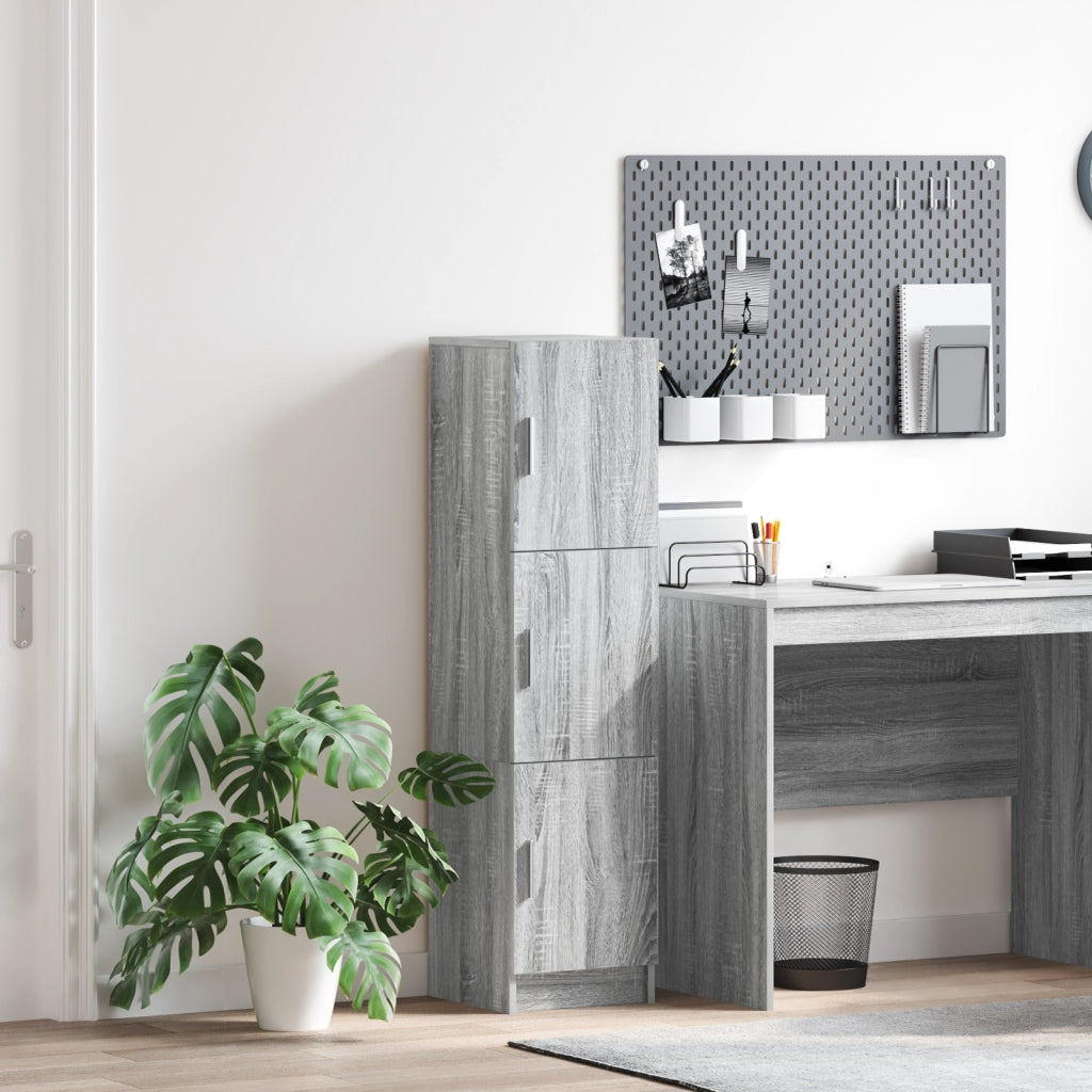 Sideboard grigio Grigio sonoma Legno ingegnerizzato Standard