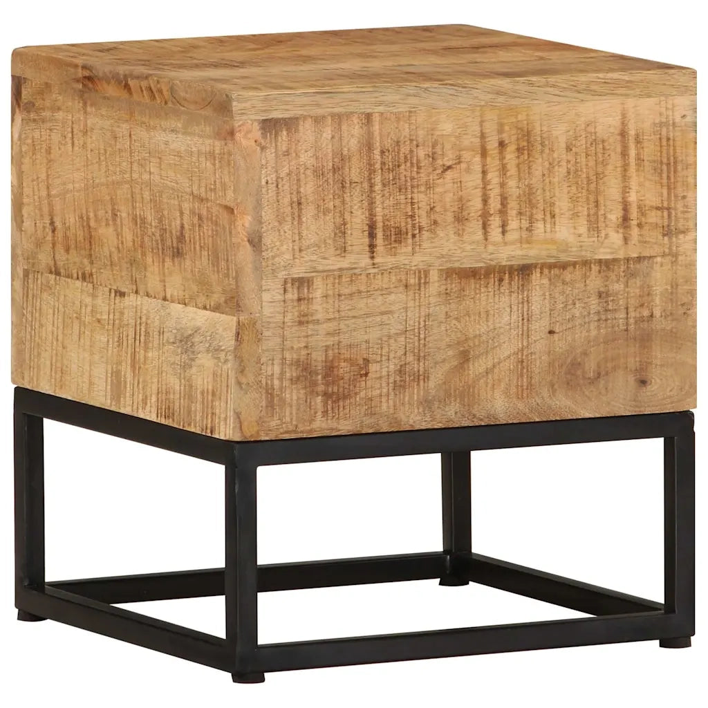 Tavolino 30x30x33 cm in Legno di Mango Grezzo cod mxl 17591