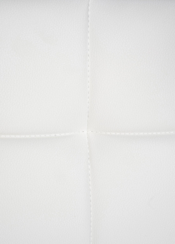 Sedia Visitatore Canada B in Similpelle bianco