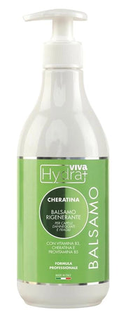 HYDRA VIVA BALSAMO RIGENERANTE CON CHERATINA VITAMINA B3 + B5 500 ML PER CAPELLI DANNEGGIATI