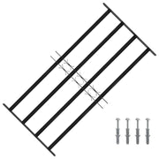 Griglia Finestra 115 x 60 cm Acciaio verniciato a polvere Nero
