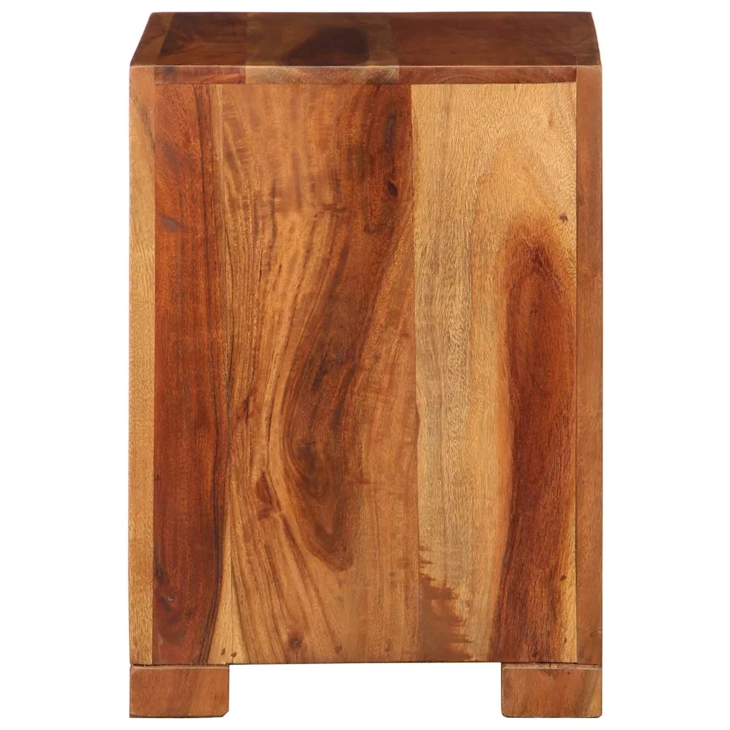 Tavolino 37x29x40 cm in Legno Massello di Acacia 4102377
