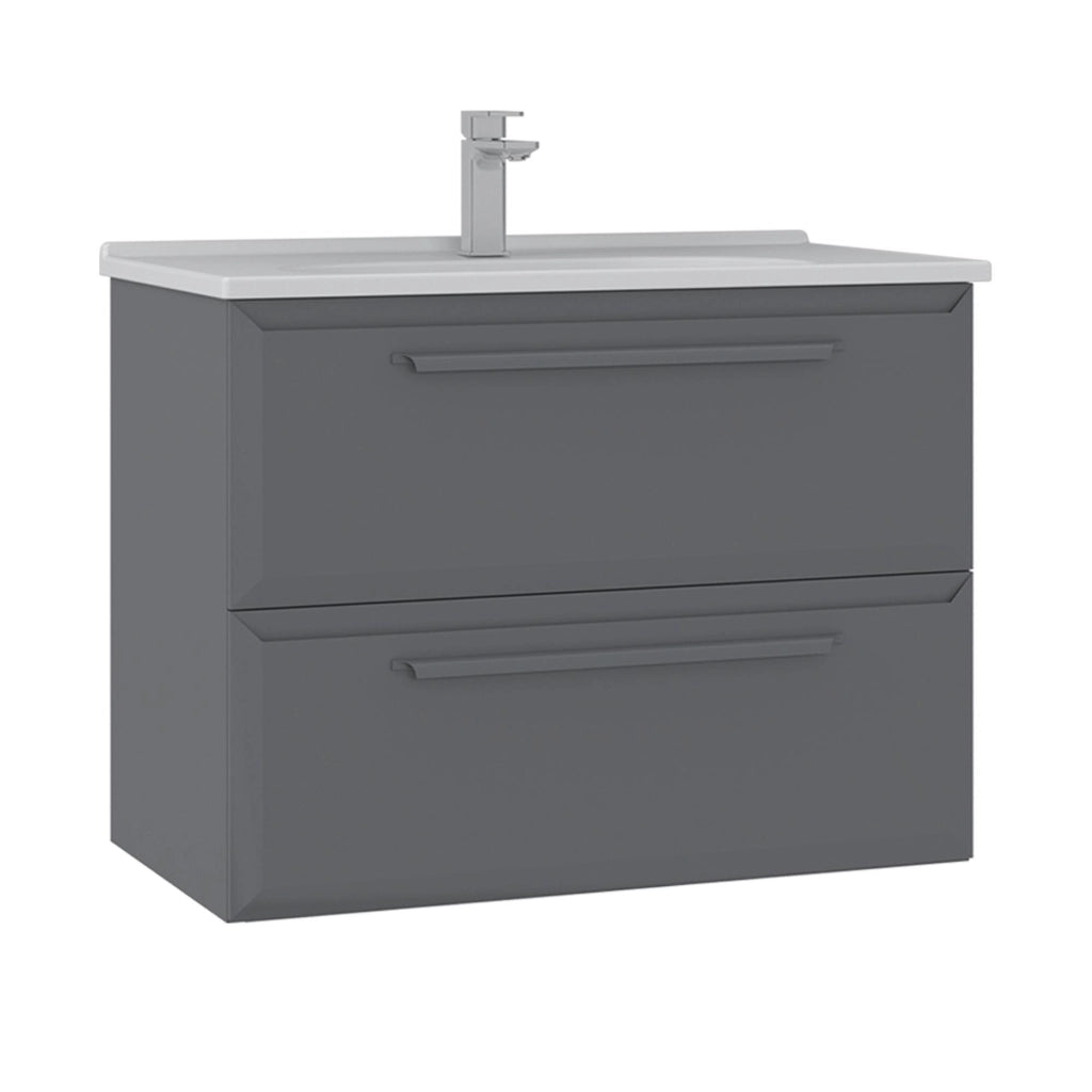 Mobile lavabo "Nuvola 80 v2" - 80 x 50 x 62 cm - Grigio