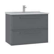 Mobile lavabo "Nuvola 80 v2" - 80 x 50 x 62 cm - Grigio