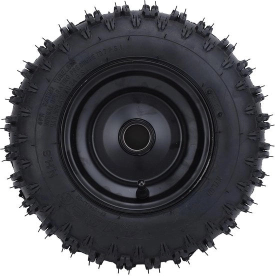 Voorband 4.10-6 - Tubeless - Band per ATV/Mini Bike/Scooter - Costruzione a gomma robusta - Eccellente resistenza al logorio - Migliorata trazione - Pneumatico per motocicletta