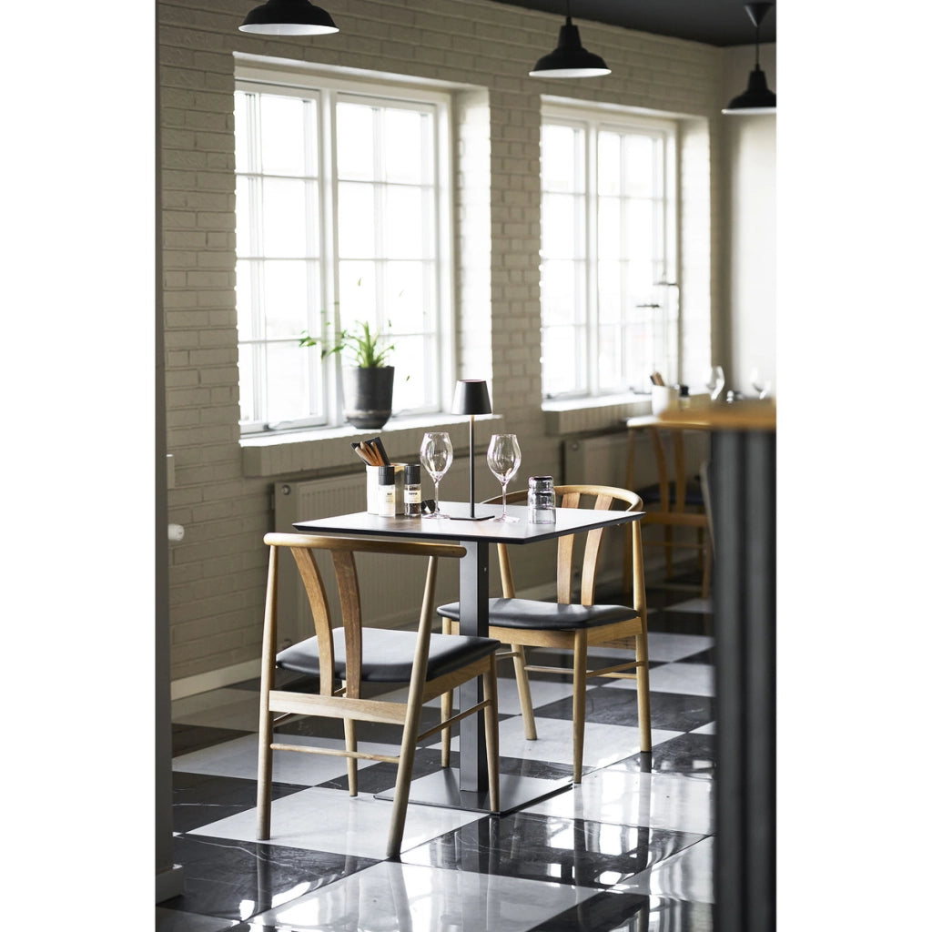 Tavolo Fano, Grigio, Truciolare Melaminico, 70x70x75 cm