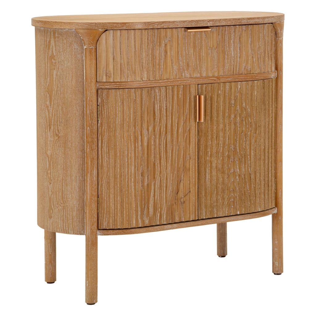 Madia Falomo, Credenza un Cassetto, 81x46x82h cm Marrone Ciliegio