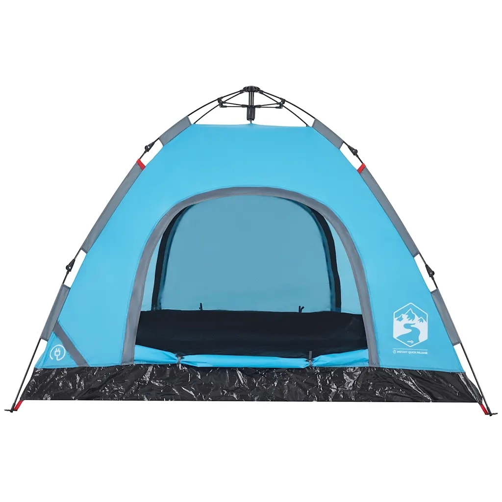 Tenda da Campeggio 3 Persone Blu a Rilascio Rapido 4004166