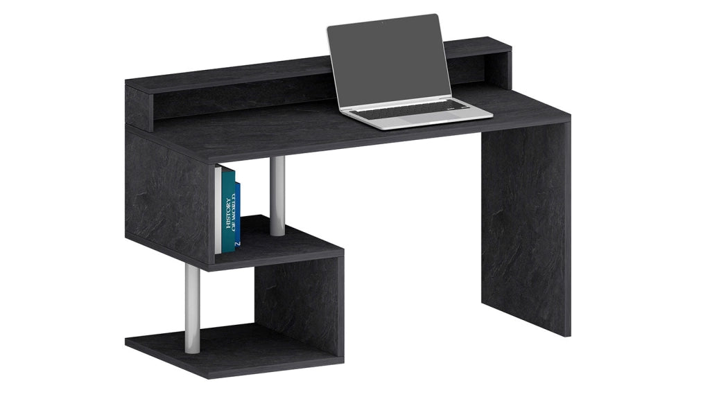 Scrivania a Giorno 140x60x92,5 cm Esse Report Grigio