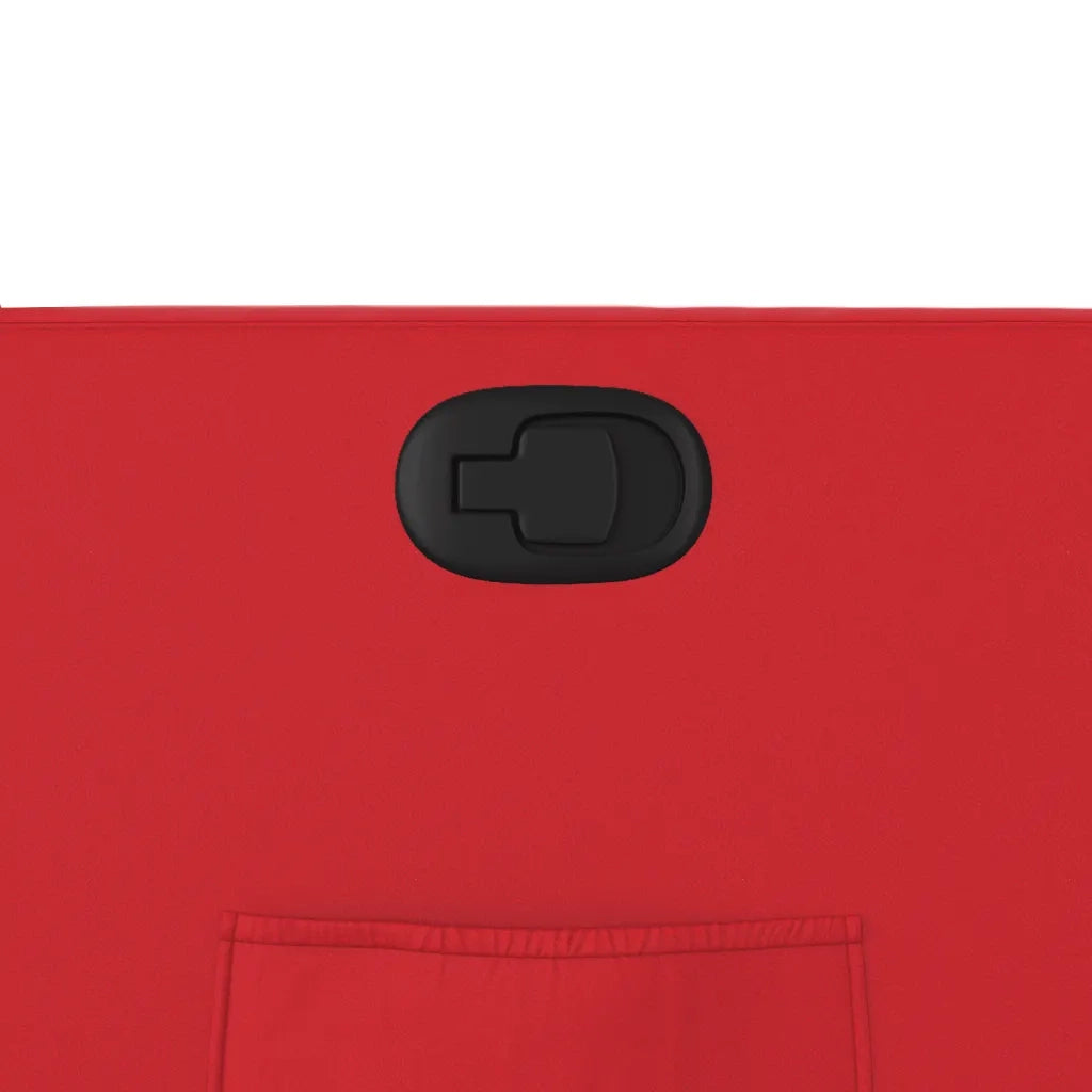 Divano Sedia-Poltrona Reclinabile Rossa in Similpelle 931589