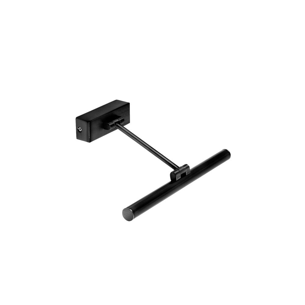 Faro Barcelona - Lampada da Parete Magritte 300, LED 6W 3000K - Orientabile, Lampada da quadro, 380Lm - Nera