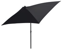 Ombrellone da Giardino 2,4x1,5 m Palo Ø27 mm in Acciaio Maffei Kronos Antracite