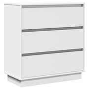 Comodino | Armadio da Notte | Mobiletto da notte Bianco 71 x 34,5 x 75 cm Legno multistrato