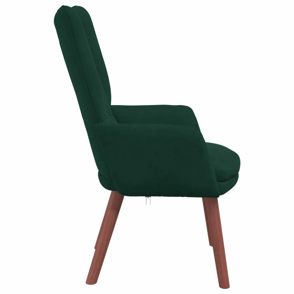 Divano Sedia-Poltrona Verde Scuro 63 x 67 x 94 cm Velluto 675700
