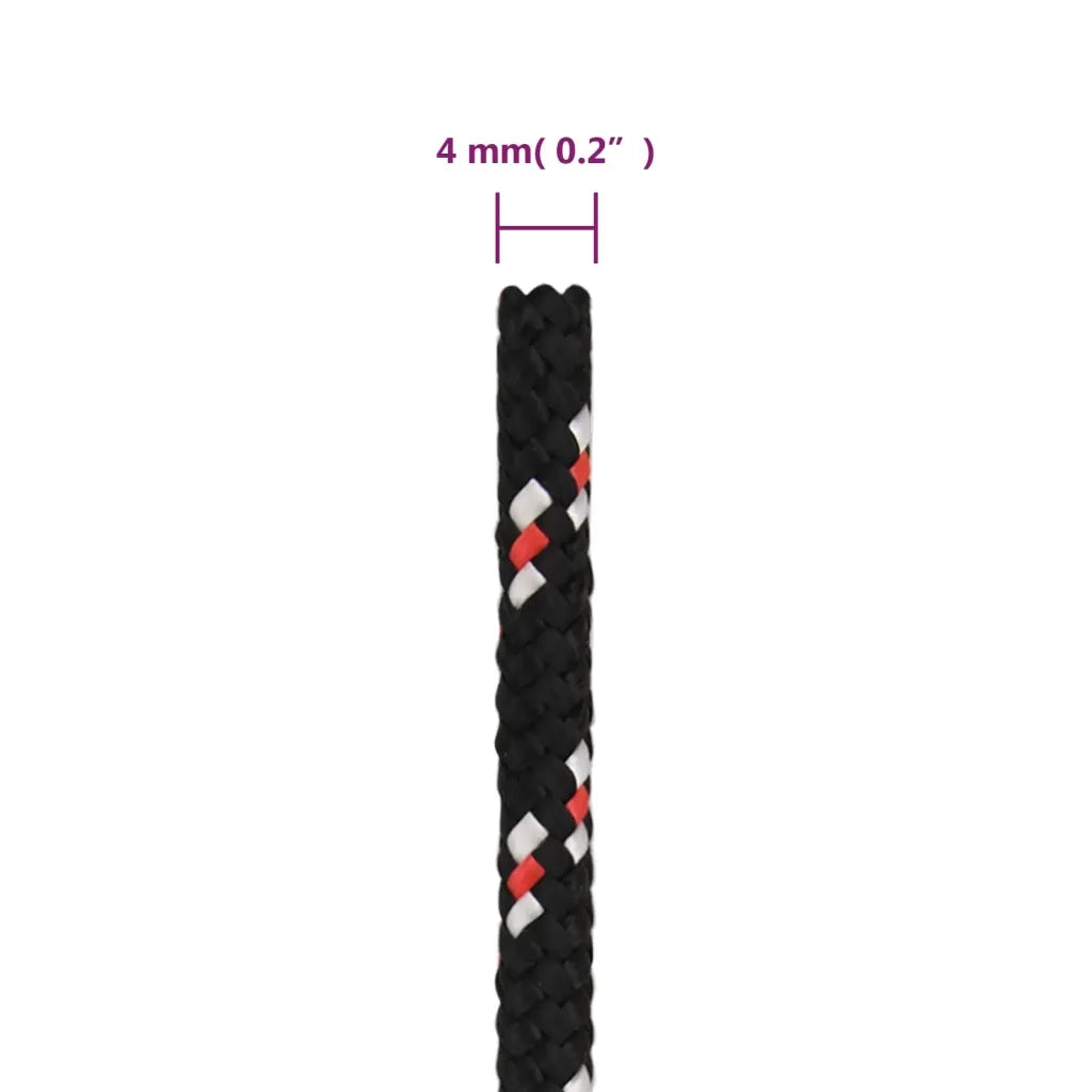 Corda per barca Nera 4 mm 100 m in Polipropilene 152329