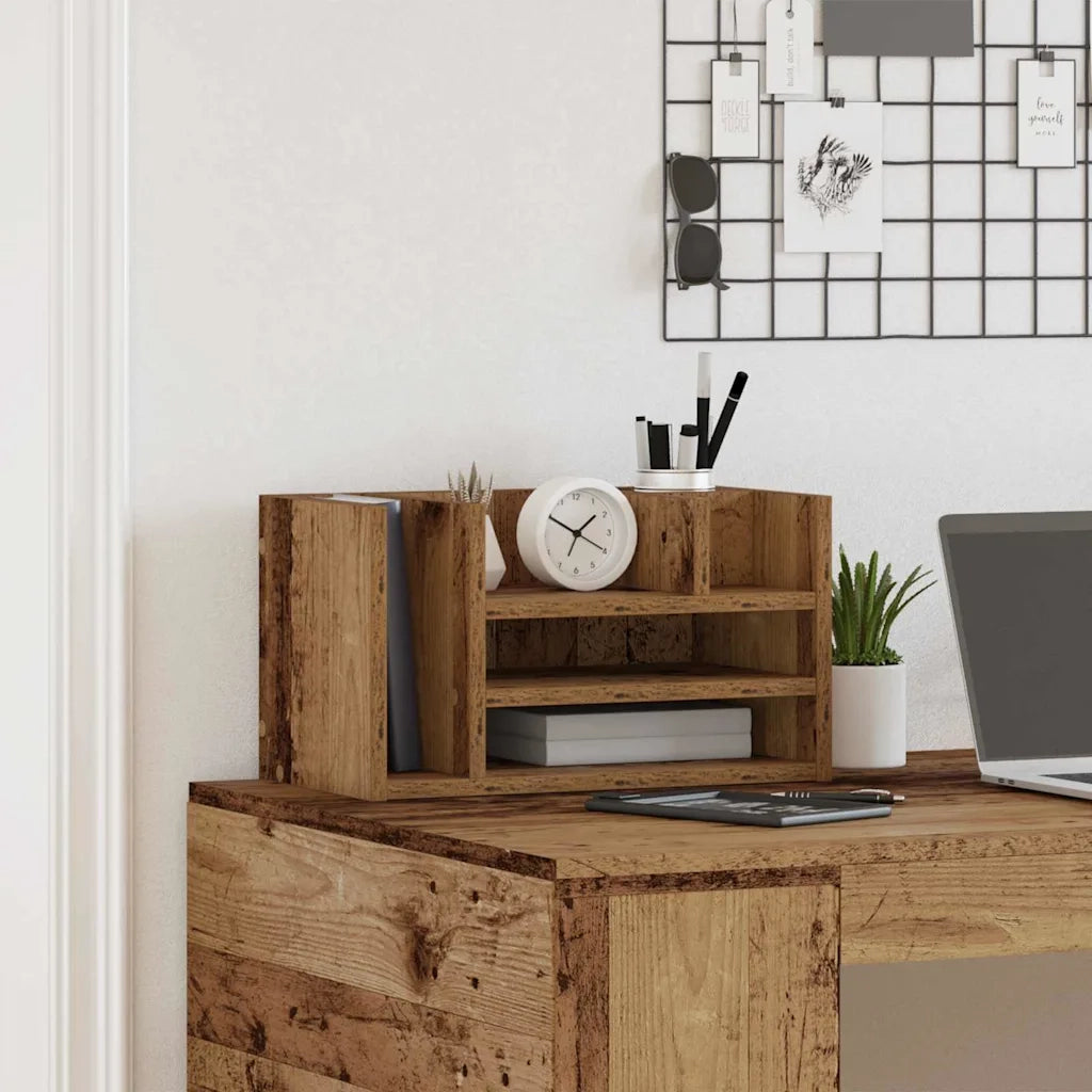 Organizzatore da scrivania Legno vecchio 44,5 x 24 x 25 cm CFW4378601