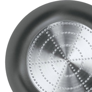 Padella Alta Ø24 cm Antiaderente Rivestimento in Ecotitan Induzione Silex Grigio