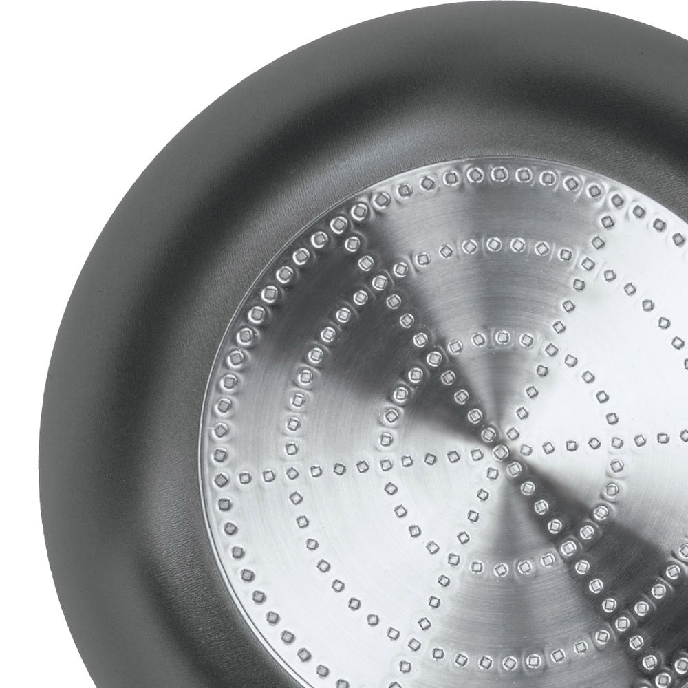 Padella Alta Ø26 cm Antiaderente Rivestimento in Ecotitan Induzione Silex Grigio