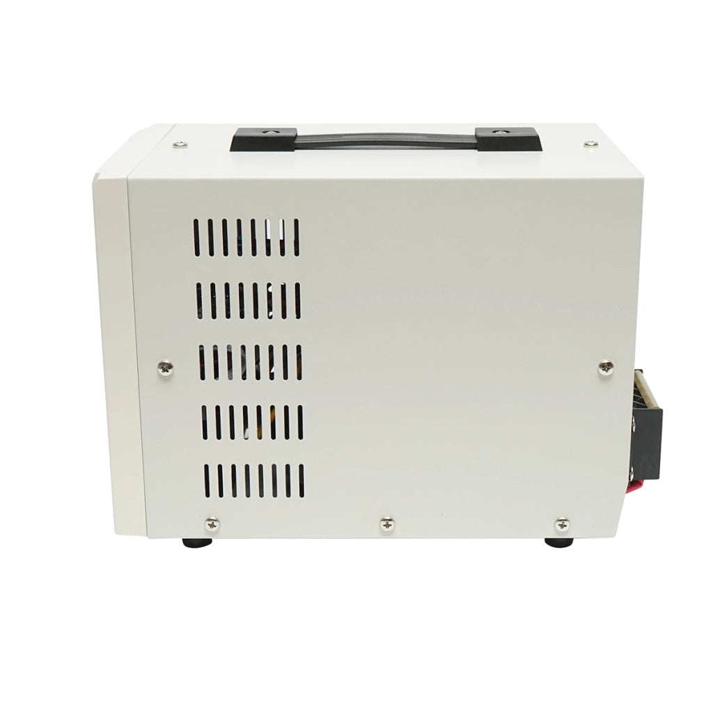 Stabilizzatore di tensione automatico 3000VA con relè monofase, 2 prese schuko 230V, display LCD Breckner Germany