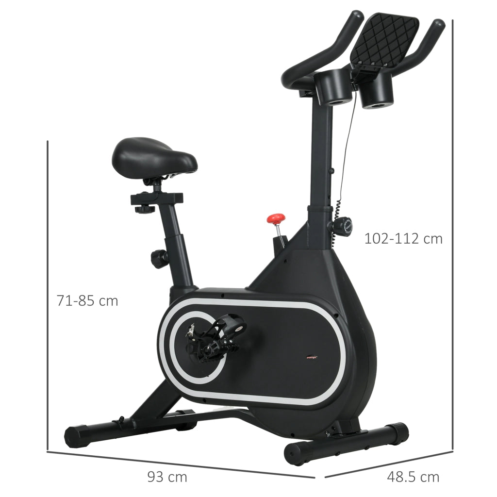 Cyclette Magnetica con Volano da 4kg, Manubrio e Sellino Regolabili