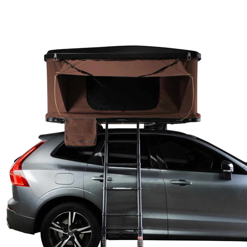 Tenda da tetto per auto - Marrone rigida Shell Pop Up cuccetta campeggio 3 persone