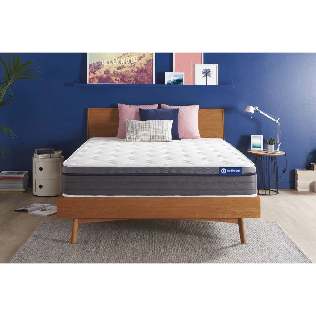 Materasso Actiflex zen 130x190cm - Spessore : 26cm - Molle insacchettate e memory foam - Bilanciato