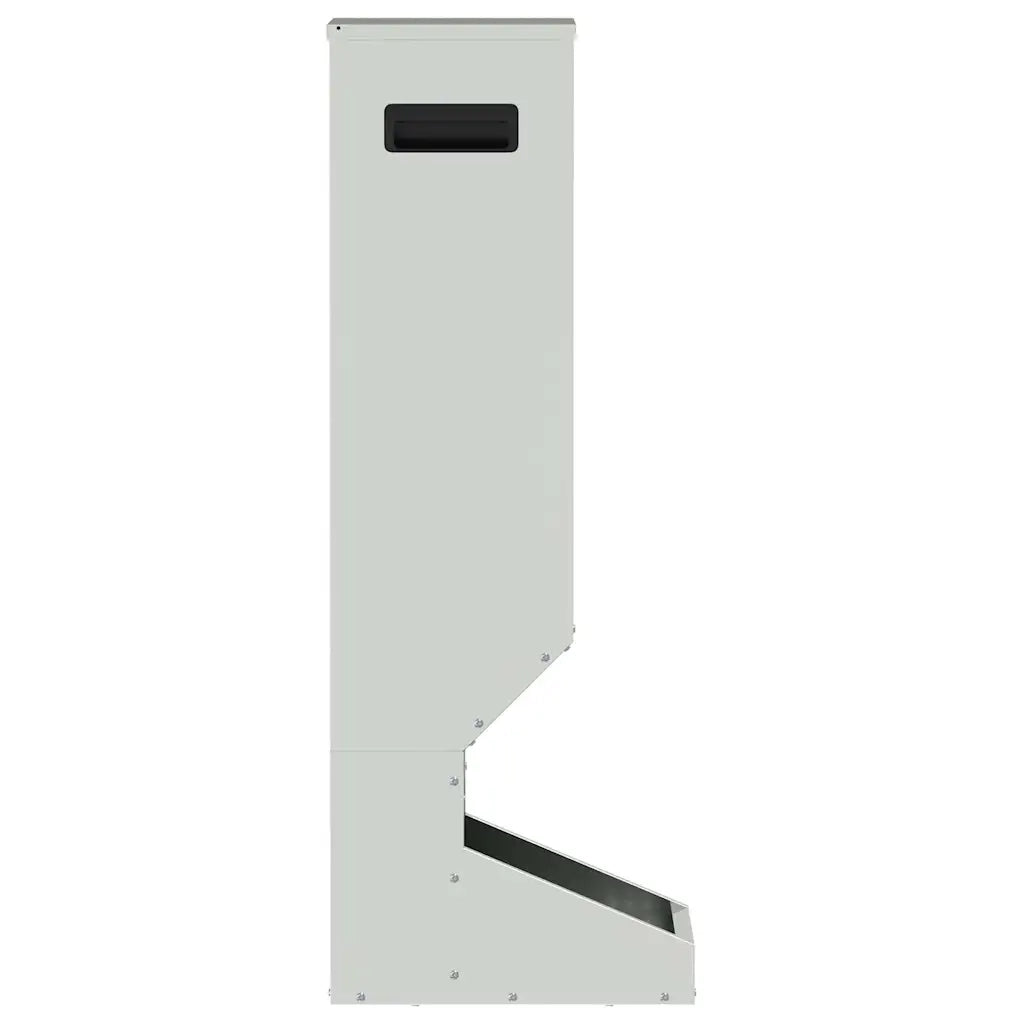 Mangiatore per cervi Argento 28 x 30 x 80 cm Acciaio zincato CFW1723343