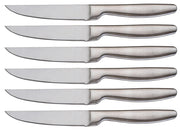 Set 6 Coltelli da Tavola Lama Liscia in Acciaio Inox Jacob Silver
