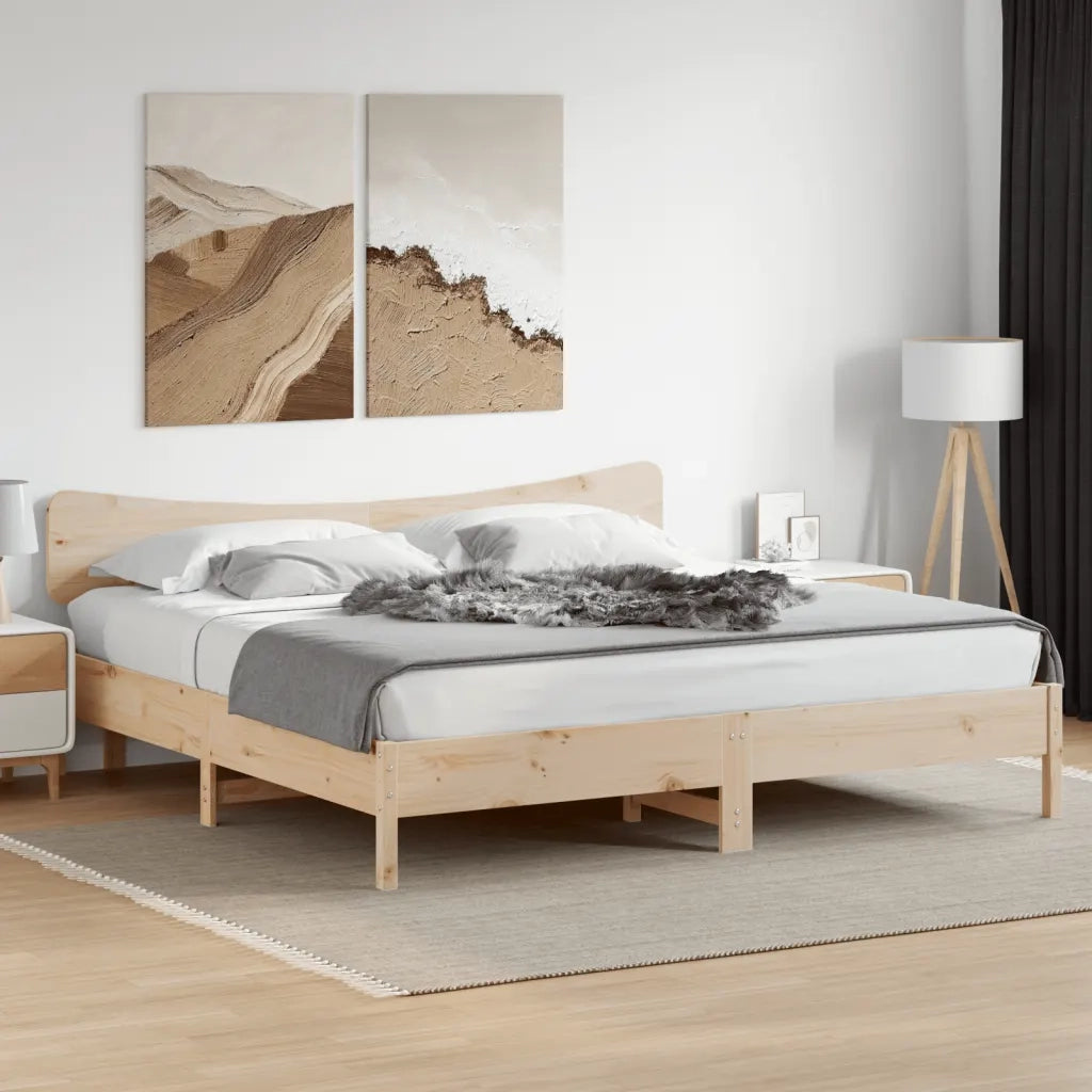 Testiera | Testata 200 cm in Legno Massello di Pino