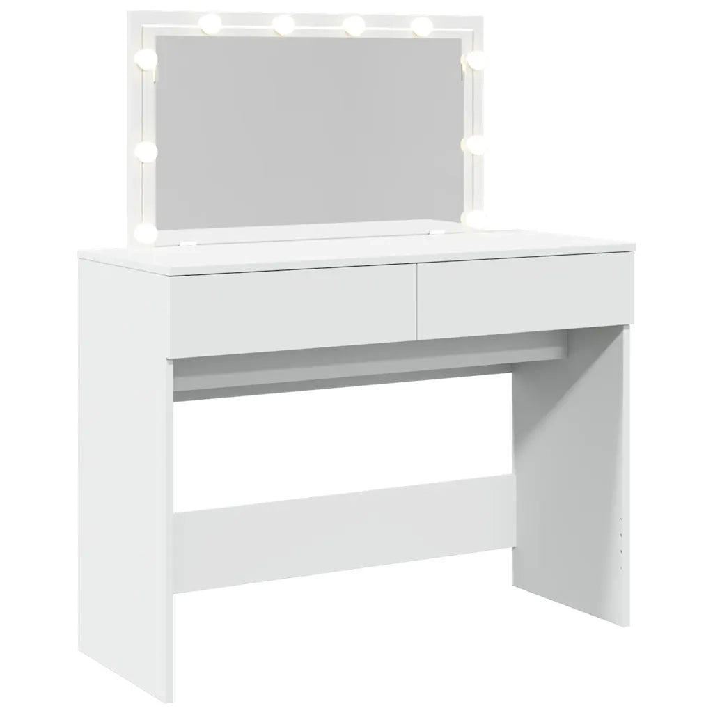 Toeletta con LED Bianco 100x40x120 cm 848206