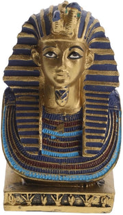 Busto di Tutankhamon in Oro Decorativo per Ufficio, Studio o Casa