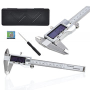 Calibro Elettronica Professionale Rosfix – Display LCD Grande, Acciaio Inox | Precisione 0.01 mm, 0-150 mm