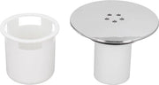 Sostituzione di copertura di scarico vasca - Stopper per capelli in plastica - Vasca da bagno.