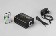 PROIETTORE LED OPTICAL KPA-16W RGBW COLOR CHANGING&TWINKLE EFFECT DC12V + ADAPTOR 220V 55X95X180MM