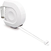 Wasschikstang, 12m, stang per asciugamani, per uso interno ed esterno, stang per asciugamani, plastica, bianca