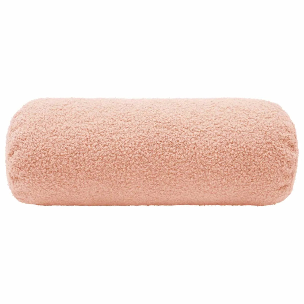 Federa 2 pcs HEERLEN Rosa Ø 15 x 40 cm Bouclé 923269