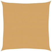 Vela Parasole | Telo Ombra | Vela da ombra 160 g/m2 Quadrata Sabbia 7x7 m in HDPE