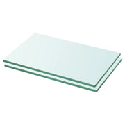 Mensole in Vetro Trasparente 2 pz 30x12cm cod mxl 33492
