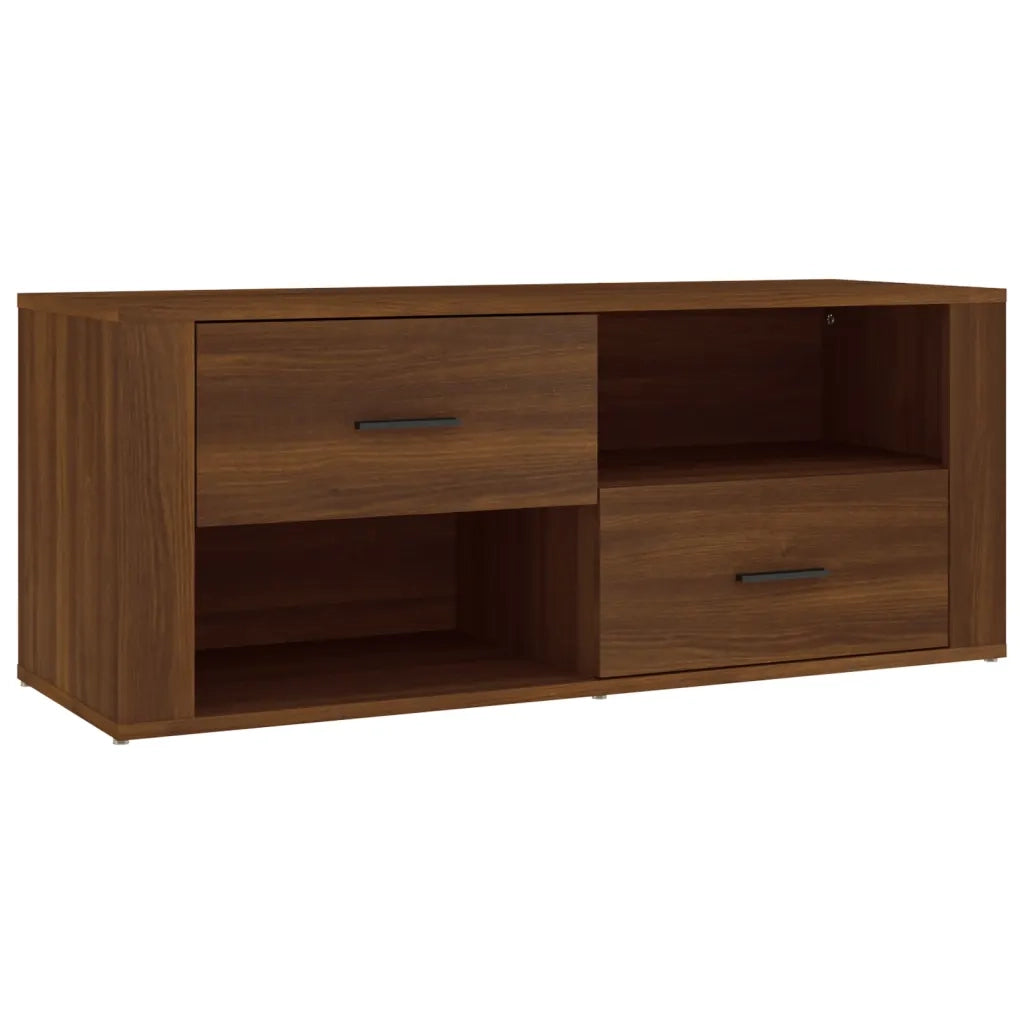 Mobile TV-Credenza per TV-Console TV Rovere Marrone 100x35x40 cm in Legno Multistrato 174869