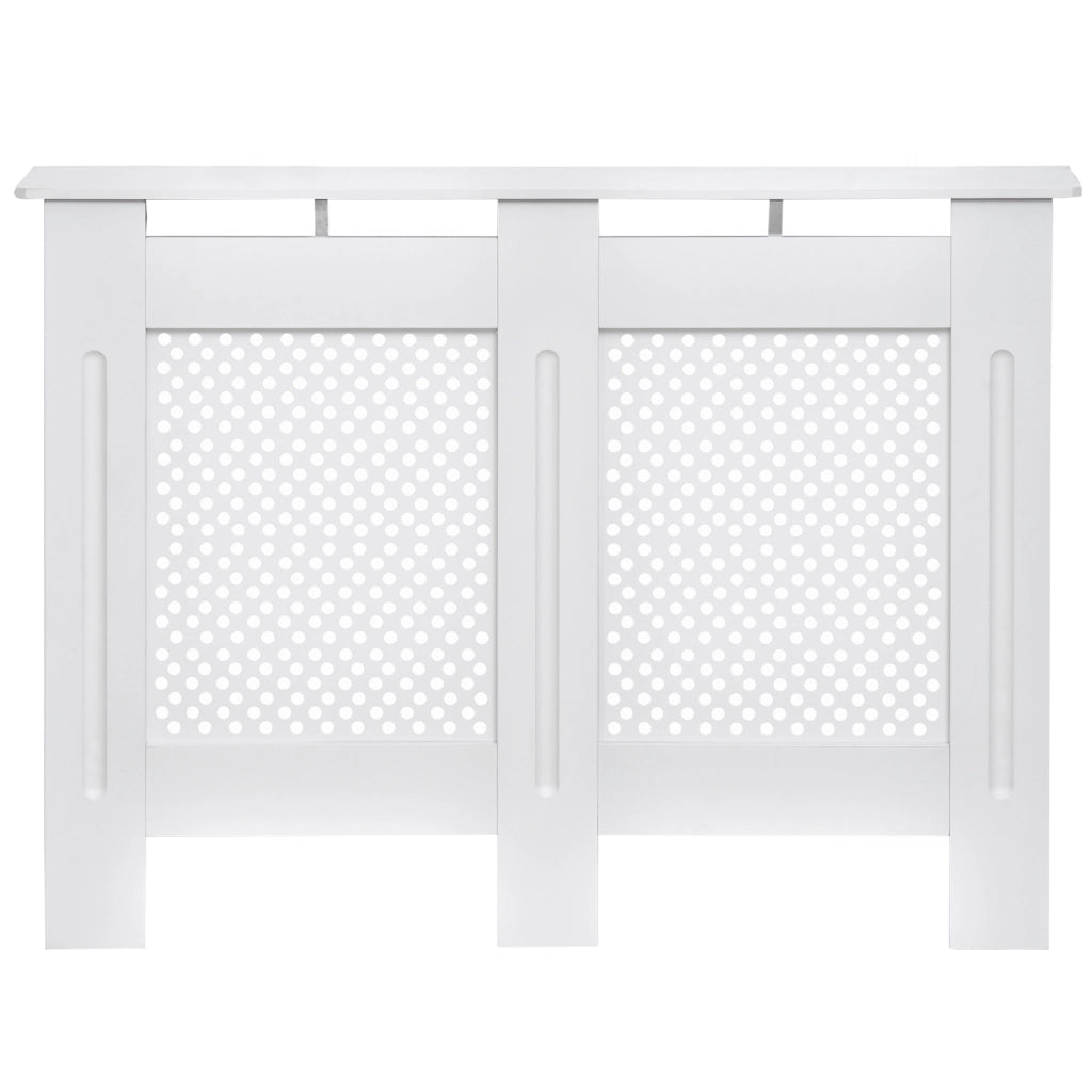 Copriradiatore MDF con ripiano superiore ¨C zephmum ¨C bianco 111.5x19x82 cm