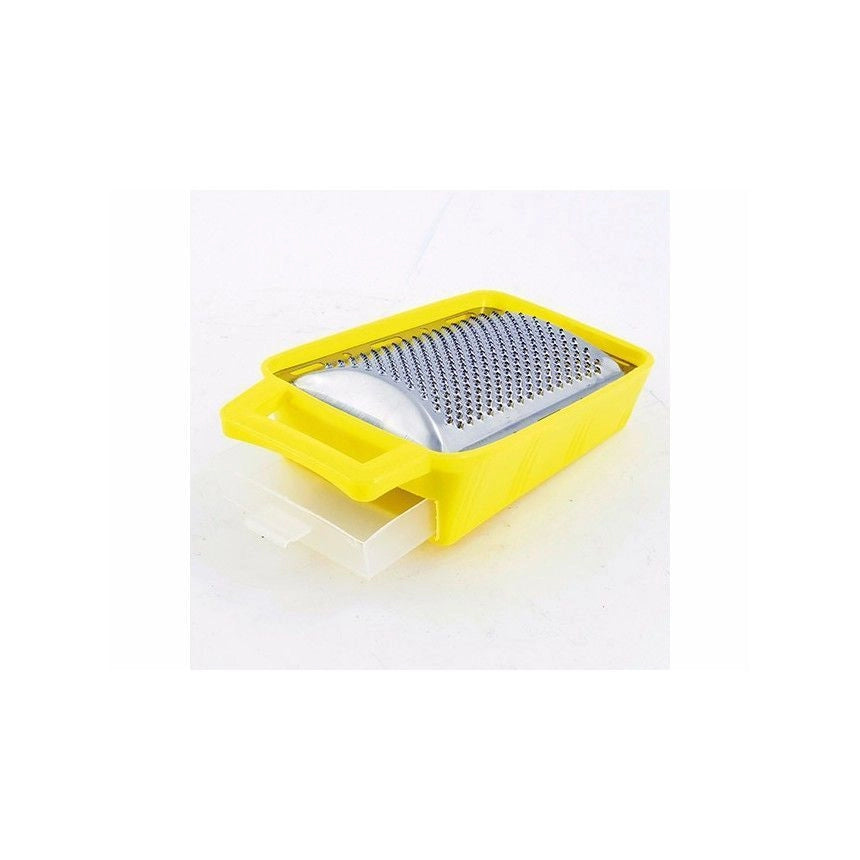 Grattugia in acciaio inox con bacinella in plastica