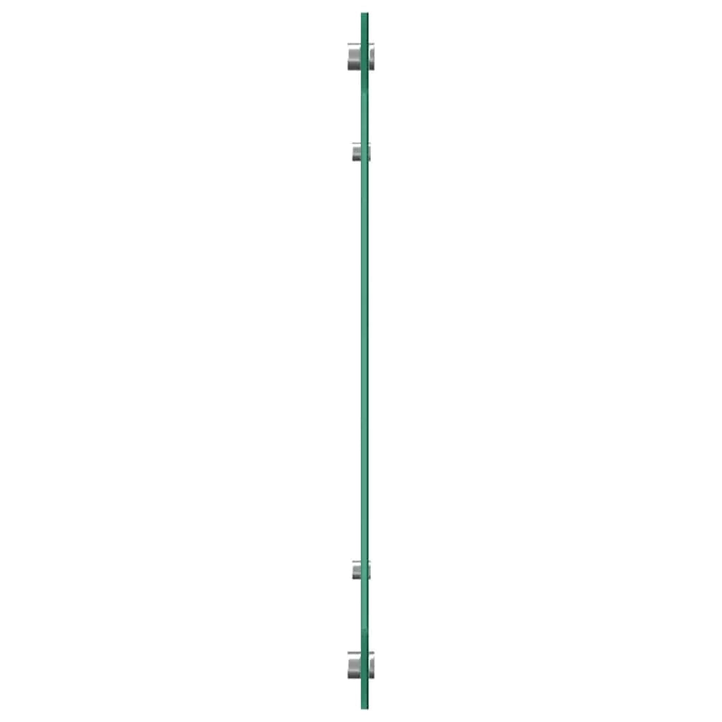 Paraschizzi da cucina moderno ed elegante 110 x 50 cm resistente al calore stile elegante vetro temperato grigio chiaro 02_0058480