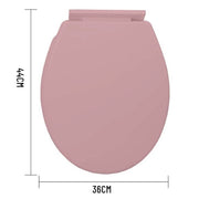 Trade Shop - Copriwater Universale In Plastica Super Resistente 44x36cm Colore Rosa 59194 -
