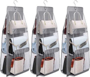 Organizzatore di Borsa con Apertura a 6 Comparti - 3 Pezzi per Magazzino Efficiente