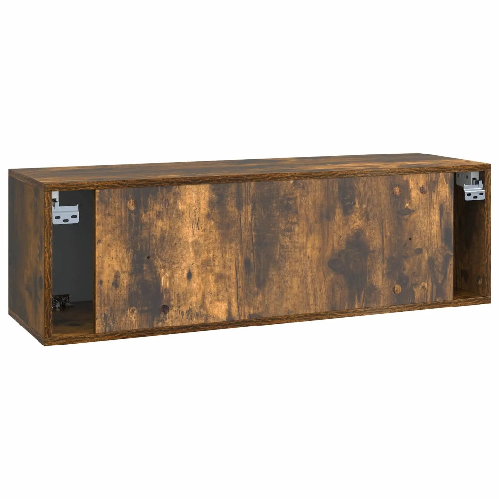 Mobile Porta TV da Muro Rovere Fumo 98 x 31 x 30 cm
