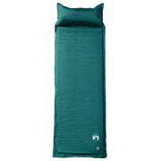 Materasso Campeggio Autogonfiabile con Cuscini 1 Persona Verde CFW1076462